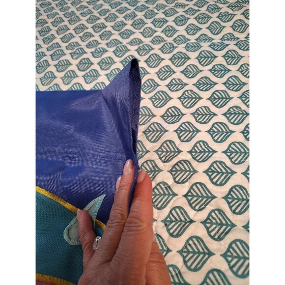 Spring Rain Duck Rain Boots Garden House Banner Flag 27.5" x 43" Umbrella - Picture 10 of 10